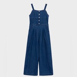 Habitual Dark Blue Denim Jumpsuit Girls Size 12